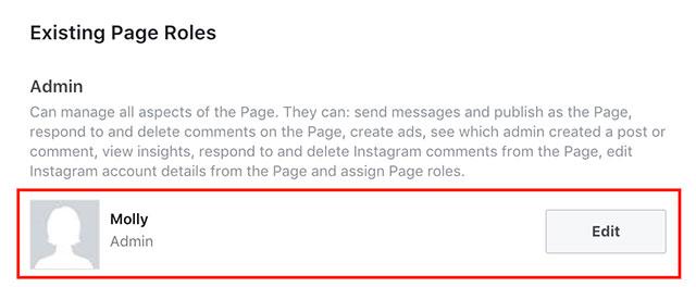Hướng dẫn kiểm tra quyền của bạn cho Trang Facebook bước 5
