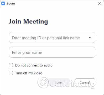 1. Cách tham gia cuộc họp/ phòng học trên Zoom trên máy tính