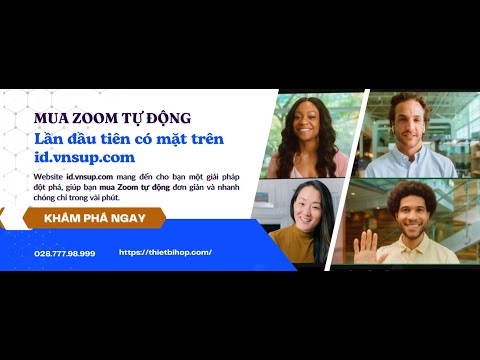 Hướng dẫn mua Zoom tự động trên trang id.vnsup.com