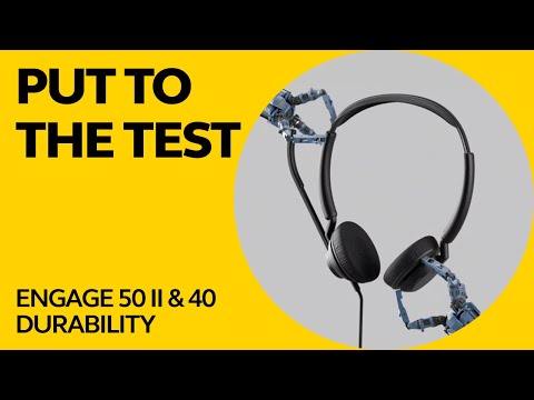 Jabra Engage 50 II and 40 Durability Demo Video