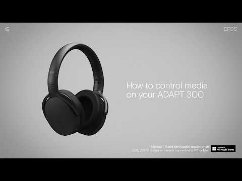 How to control media on your ADAPT 300