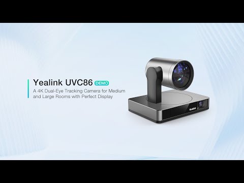 Yealink UVC86 Demo - A 4K Dual-Eye Tracking Camera for Medium and Large Rooms