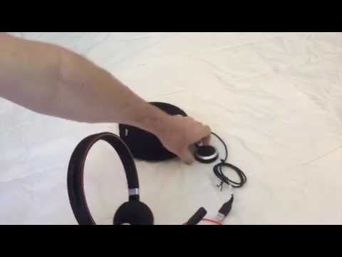 Jabra Evolve 40 UC Stereo Headset + Mic Test