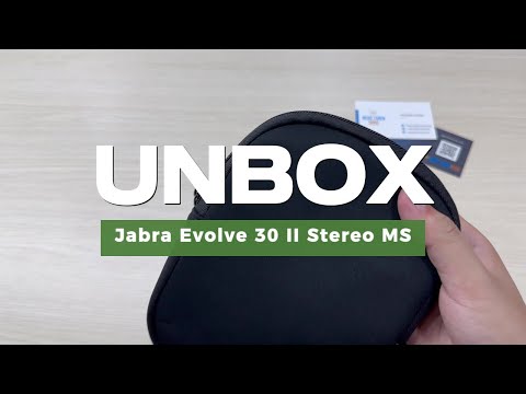 Unbox tai nghe Jabra Evolve 30 II Stereo MS