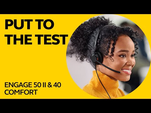 Jabra Engage 50 II and 40 Comfort Demo Video