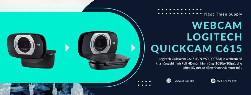 Webcam Logitech Quickcam C615