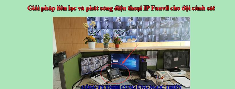 Giải pháp liên lạc và phát sóng điện thoại IP Fanvil cho đội cảnh sát