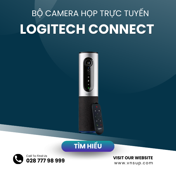 Bộ camera họp trực tuyến Logitech Connect