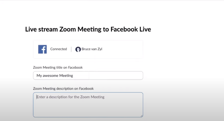 Cách phát trực tiếp zoom trên facebook