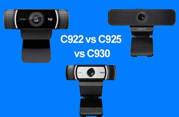 So sánh 3 dòng webcam chuẩn HD giá tốt Logitech C922 & C925 & C930