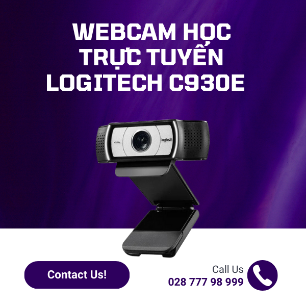 Webcam học trực tuyến Logitech C930E