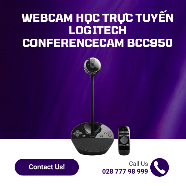 Webcam học trực tuyến Logitech ConferenceCam BCC950