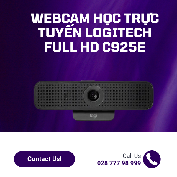 Webcam học trực tuyến Logitech Full HD C925E