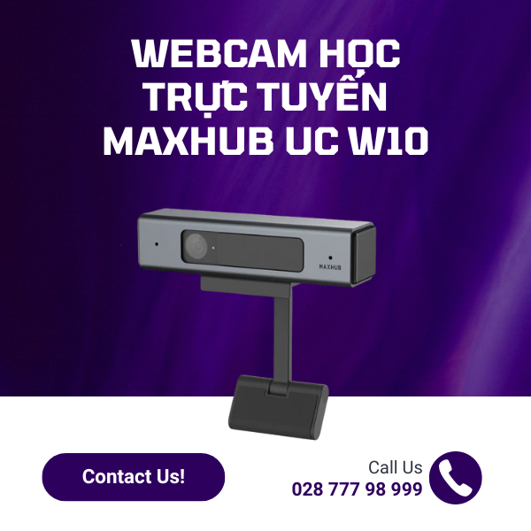 Webcam học trực tuyến Maxhub UC W10