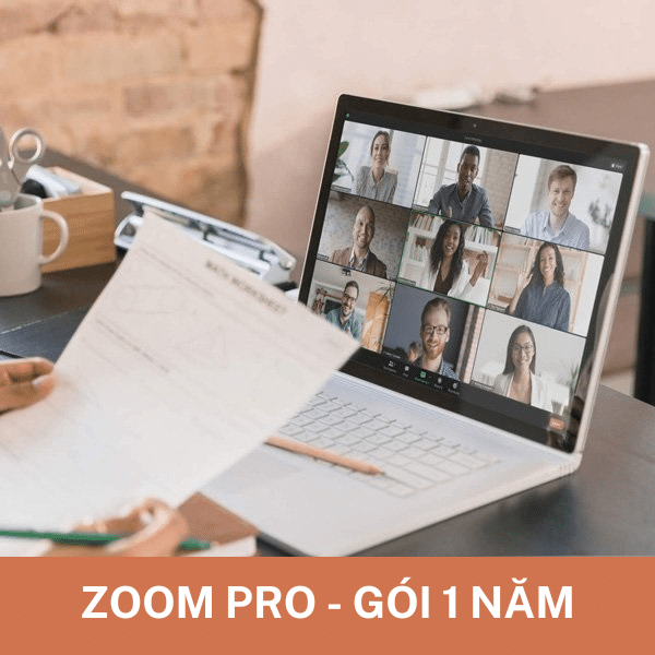 Bản quyền phần mềm họp hội nghị Zoom Pro gói 1 năm
