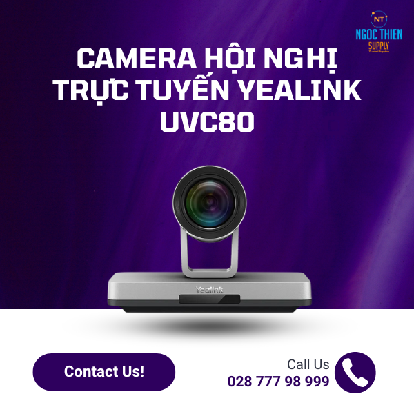Camera hội nghị trực tuyến Yealink UVC80