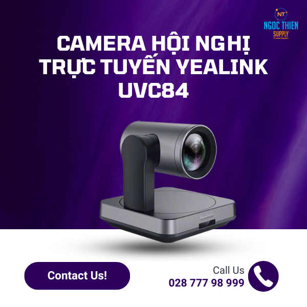 Camera hội nghị trực tuyến Yealink UVC84