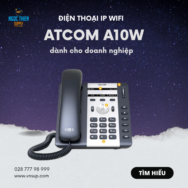 Điện thoại IP Wifi Atcom A10W