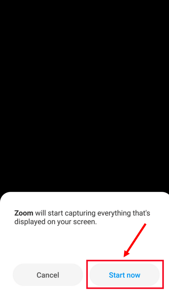 Cách chia sẻ màn hình trên zoom bằng điện thoại android 3