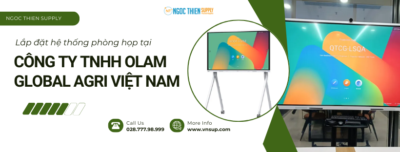 Lắp đặt hệ thống phòng họp tại công ty TNHH Olam Global Agri Việt Nam