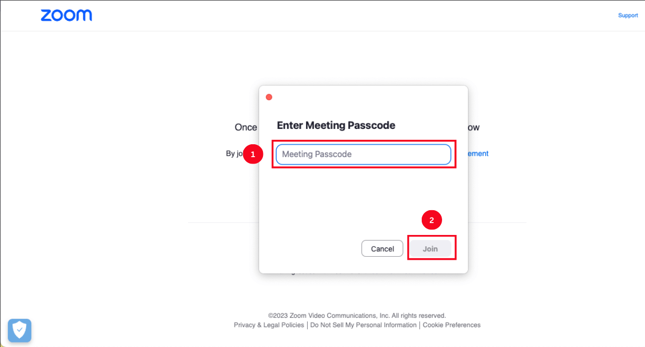 Sử dụng ID và mật mã cuộc họp Zoom để tham gia cuộc họp Zoom không cần tài khoản 03