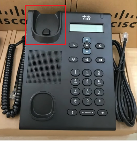 Nút gác máy trên điện thoại bàn Cisco