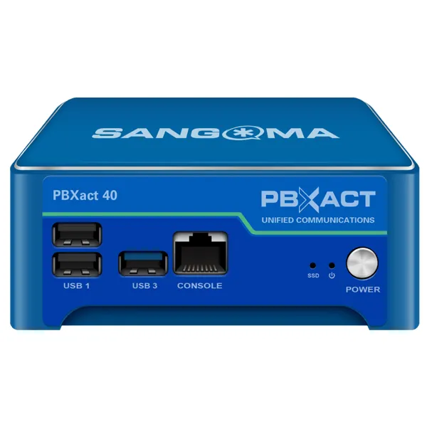 Tổng đài tương thích với điện thoại IP Yealink SIP T30 Sangoma PBXact 40