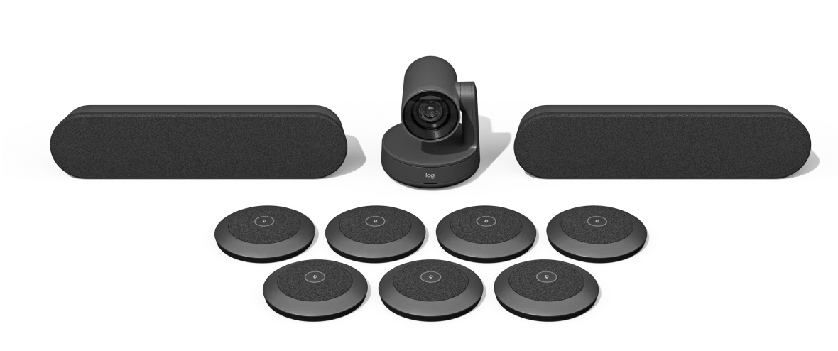 Logitech Rally System mở rộng lên đến 7 micro