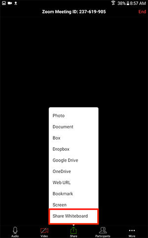 Cách tạo, chia sẻ và sử dụng bảng trắng trong zoom trên điện thoại - 01