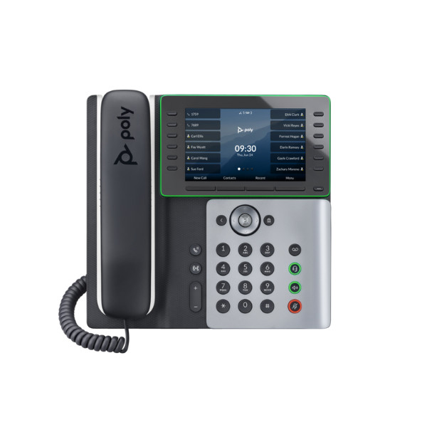 Poly Edge E550 IP Phone and PoE-enabled (82M91AA)