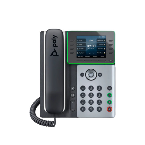 Poly Edge E300 IP Phone and PoE-enabled (82M92AA)