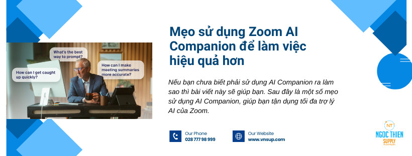 Mẹo sử dụng Zoom AI Companion