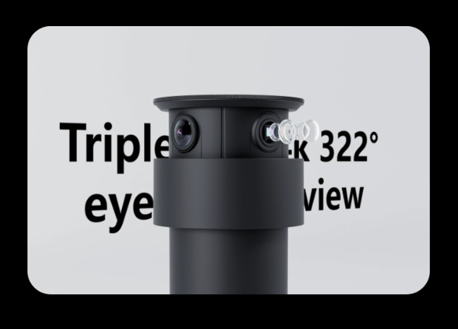 Yealink MTower với 3 camera 4K