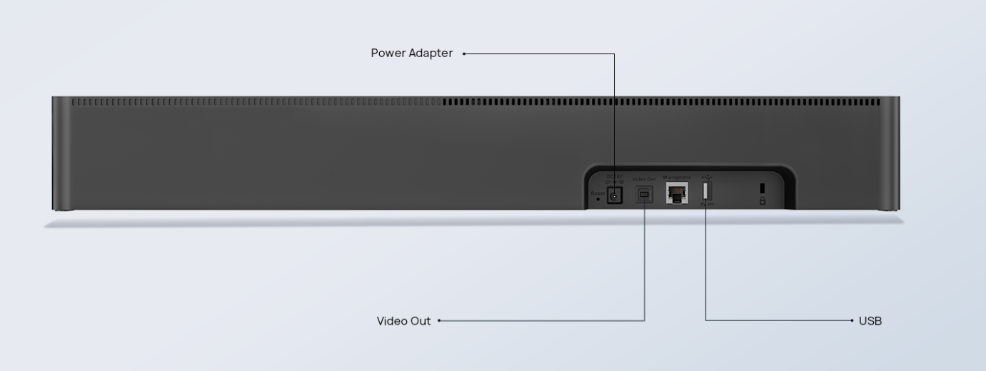 Mặt sau của Yealink UVC40 E2