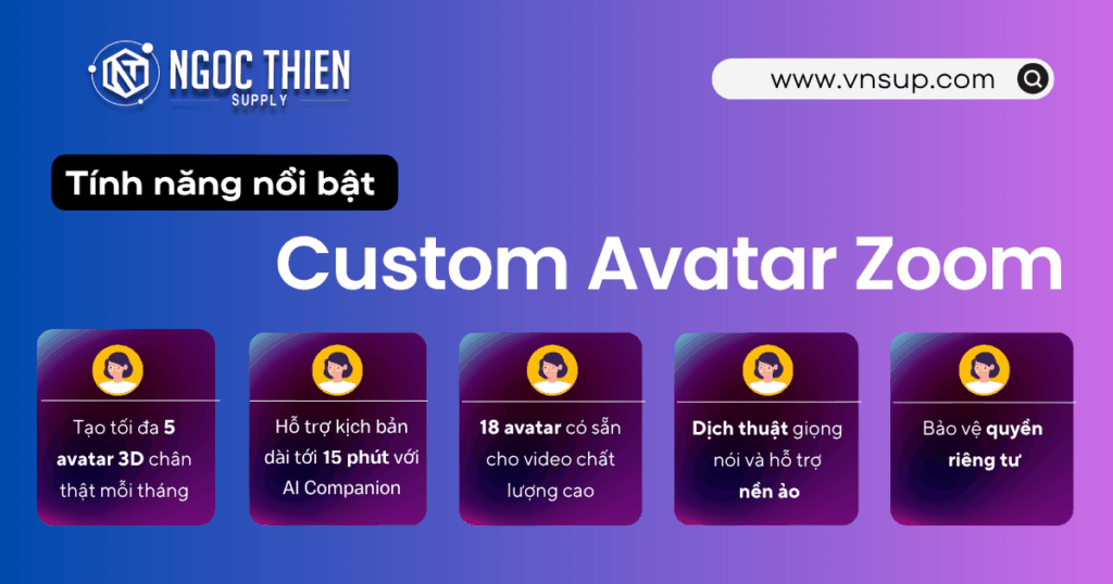 Tính năng nổi bật của Custom Avatar Zoom