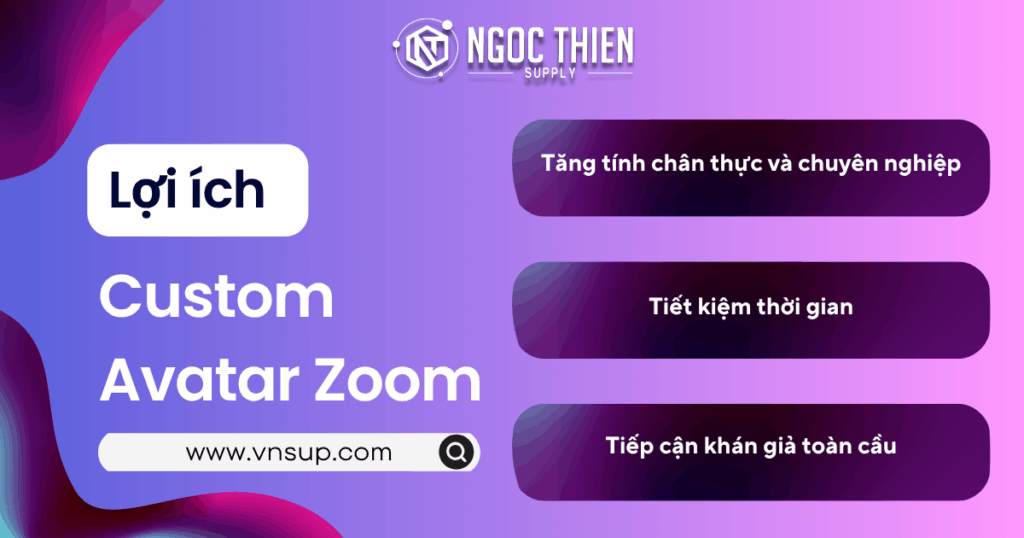Lợi ích của Custom Avatar Zoom