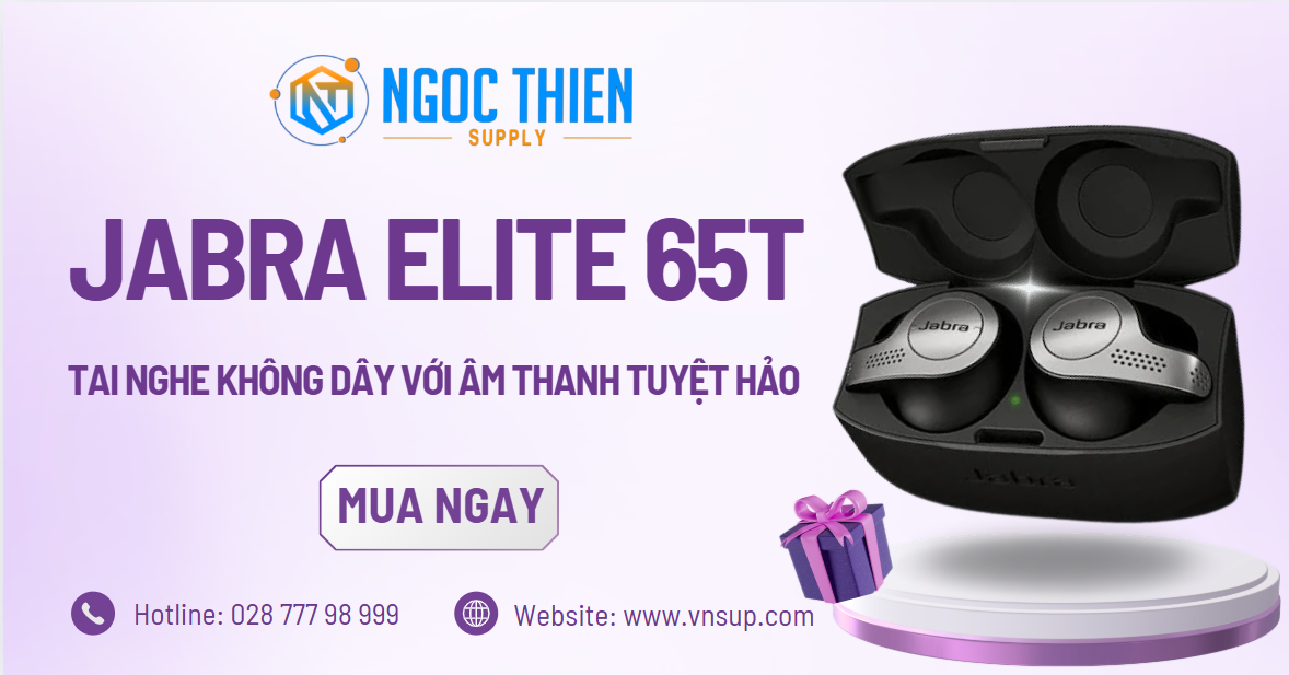 Jabra Elite 65t Tai nghe không dây với âm thanh tuyệt hảo