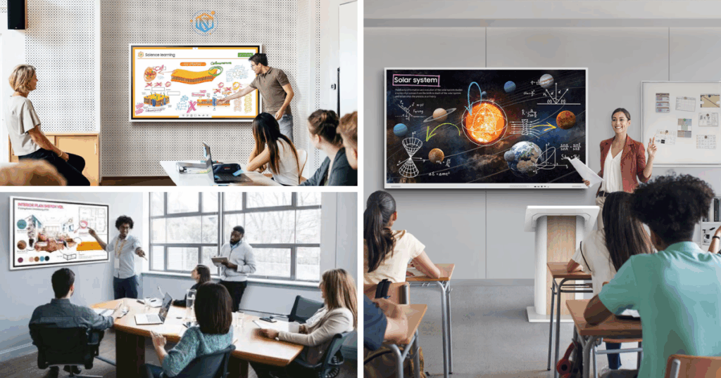 Màn tương tác Samsung Flip Pro ứng dụng trong nhiều trường hợp