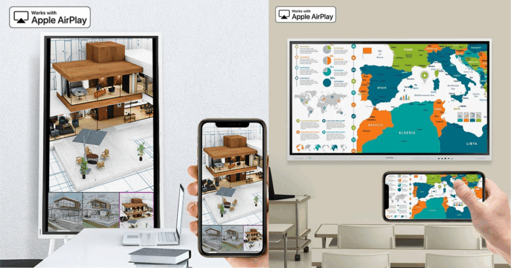 Trình chiếu từ thiết bị Apple nhanh chóng không cần dây