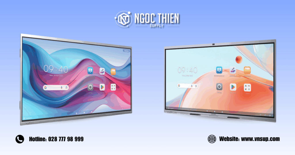 Các phiên bản của dòng màn hình tương tác Hisvision Select Series