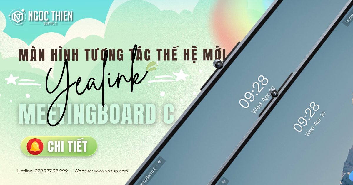Yealink MeetingBoard C - Giải pháp màn hình 4K all-in-one cho doanh nghiệp