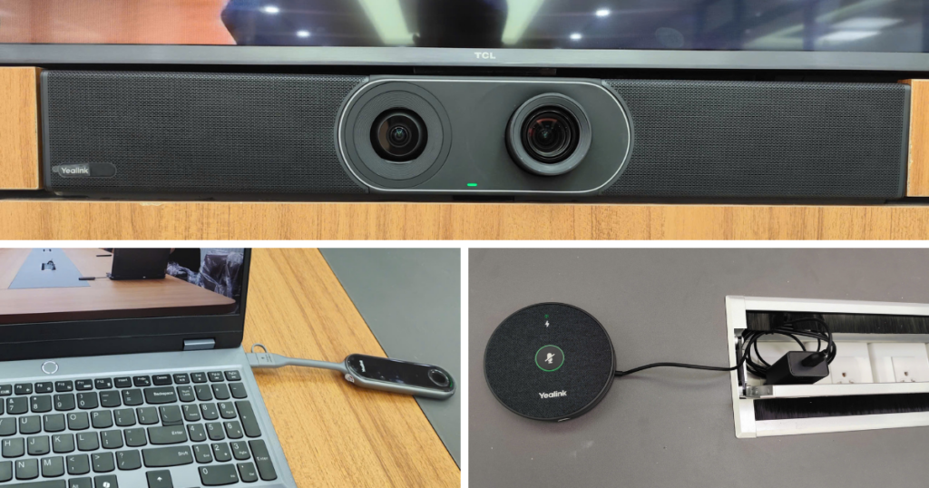 Chi tiết từng thiết bị triển khai hệ thống họp trực tuyến