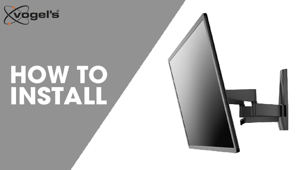 WALL 3250, WALL 3350, WALL 3450 | How to install | Full-Motion TV wall mount | Vogel's