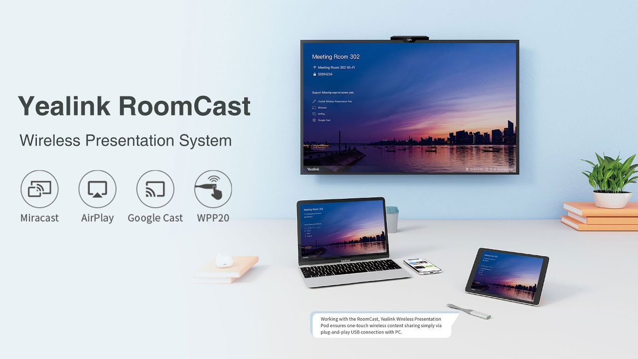 Yealink RoomCast: Wireless Presentation System for Seamless Collaboration