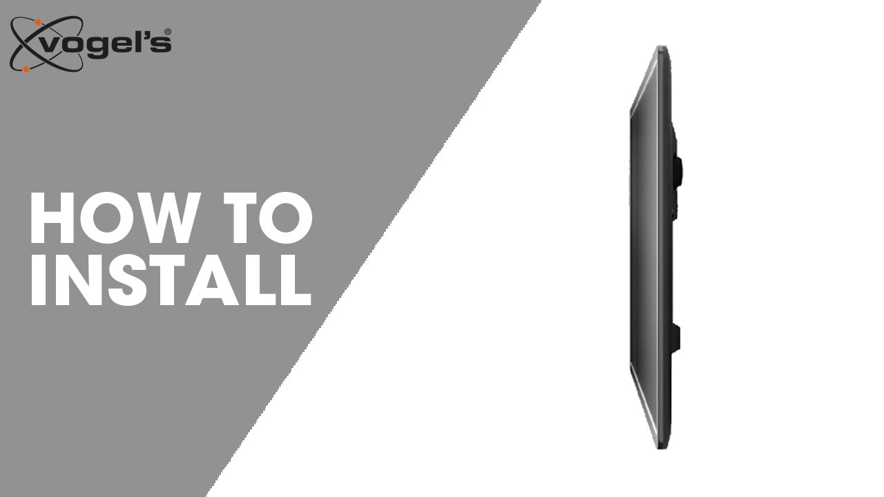 WALL 3215, WALL 3315 | How to install | Tilting TV wall mount | Vogel’s