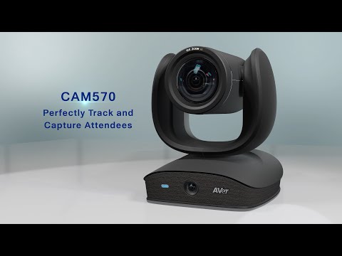 AVer CAM570 Intro Video | 4K Dual Lens Audio Tracking Camera for Medium and Large Rooms