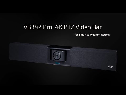 AVer VB342 Pro Intro Video | 4K PTZ Video Bar for Small to Medium Room