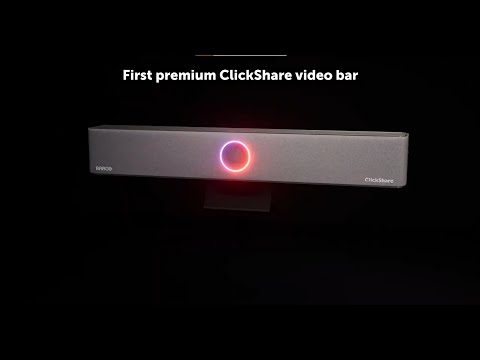ClickShare Bar Pro, the premium video bar for engaging, effortless wireless conferencing