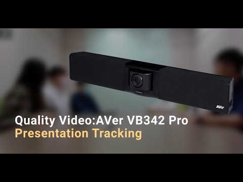AVer VB342 Pro Quality Video | Presentation Tracking Delivers Detail-Oriented Speech