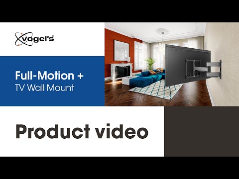 The Full-Motion+ TV Wall mount for large TVs such as OLED and QLED  | ELITE Full-Motion+ | Vogel's